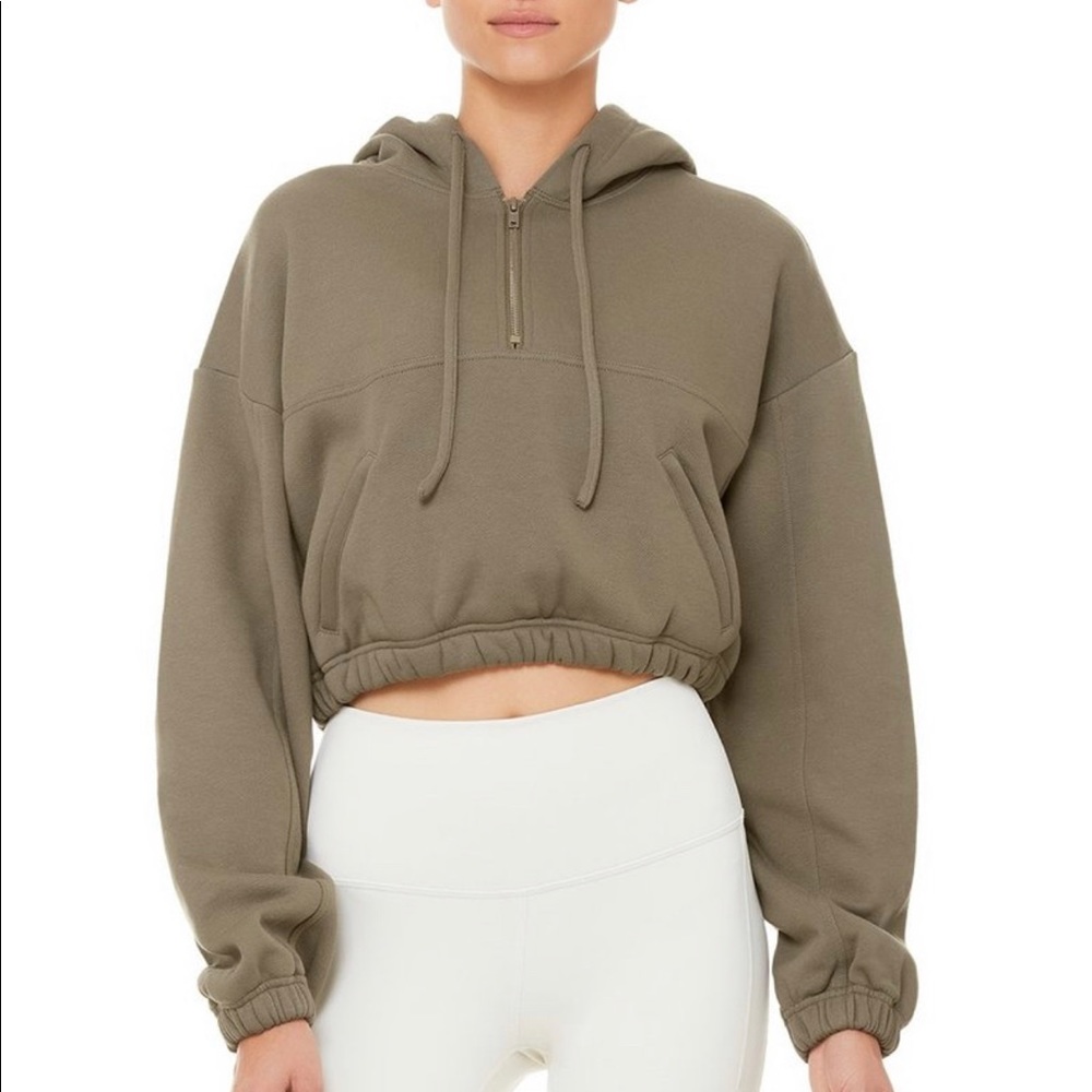 Stadium Half zip hoodie by Alo Yoga